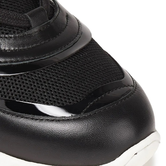 Love Moschino appliquéd leather and mesh sneakers size 41 - Picture 7 of 7